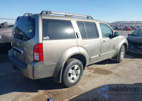 2006 Nissan Pathfinder S из США, поврежденный, VIN 5N1AR18W76C654456